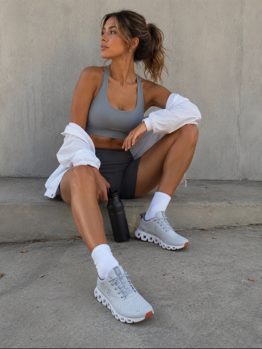 On Running | Cloud Glacier White Trainers | W10